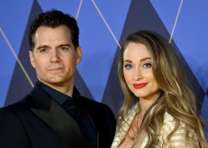 Henry Cavill and Natalie Viscuso attend the World premiere of "Argylle",