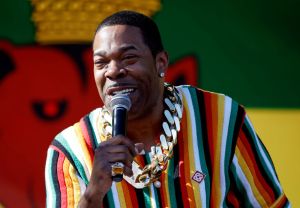 Busta Rhymes performs with YG Marley at the Coachella Stage during the 2024 Coachella Valley Music and Arts Festival