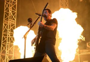 Frontman Sully Erna of Godsmack performs during the Las Rageous music festival at the Downtown Las Vegas Events Center. The band has shared a behind-the-scenes video.