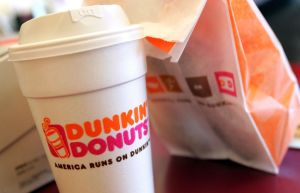 Dunkin Donuts coffee and treat. A man could get 7 years for his drunk Dunkin' debacle
