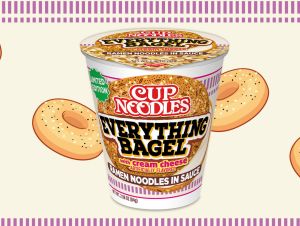 Cup Noodles takes a bite out of the Everything Seasoning craze for an unmatched bagel experience with Cup Noodles Everything Bagel with Cream Cheese.