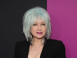 Cyndi Lauper attends "The Heart of Rock and Roll" celebration at James Earl Jones Theatre on April 19, 2024 in New York City.