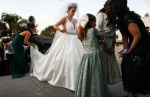 A bride in Mexico. What left 100 people sick at a wedding?