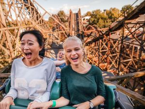 Riding a big coaster. One North Carolina roller coaster has been named one of the best rides in the U.S.