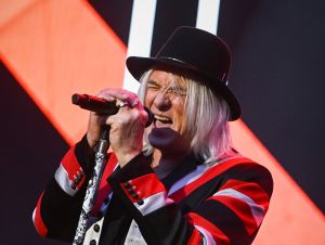 Joe Elliott of Def Leppard performs live for the "The World Tour" at Sheffield Bramall Lane on May 22, 2023 in Sheffield, England.