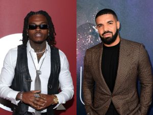 gunna and drake on a red carpet