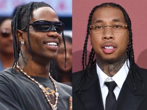 Travis Scott attends a game between the Chicago Bulls and the LA Clippers, Tyga attends the amfAR Cannes Gala 30th edition, Travis Scott, Tyga, Alexander 'AE' Edwards Fight In Cannes.