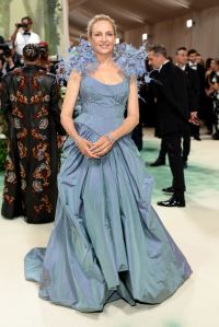Uma Thurman attends The 2024 Met Gala Celebrating "Sleeping Beauties: Reawakening Fashion"