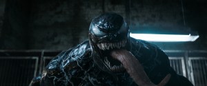 Venom in Columbia Pictures VENOM: THE LAST DANCE sticking his tongue out with razor-sharp teeth, Fans Make Fun Of The 'Venom 3' Trailer.